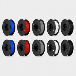 PLA 5-Color Bundle - Plastic 10KG